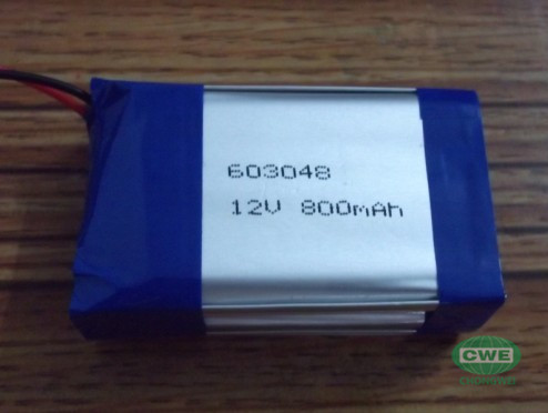 12v 800mah lipo battery pack